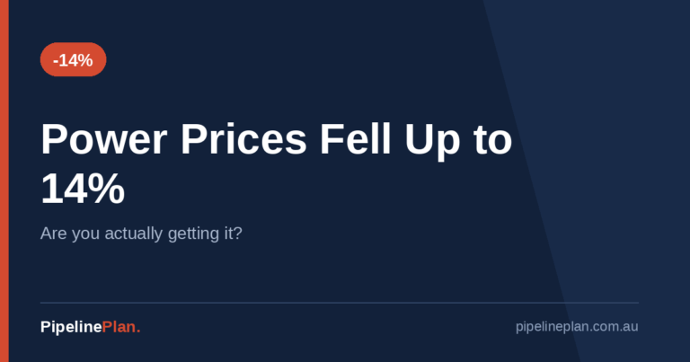 Small Business Electricity Prices Fell Up to 14% on 1 July. Are You Getting It?