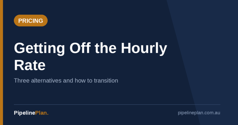 Professional Services: Getting Off the Hourly Rate