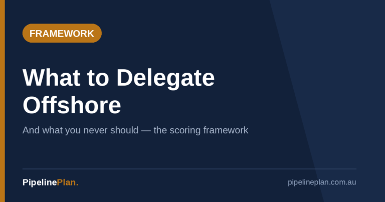 What to Delegate Offshore (And What You Never Should)
