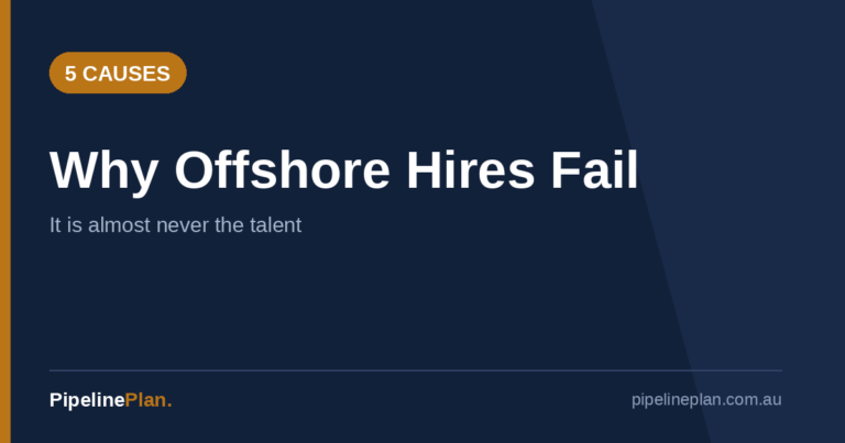 Why Offshore Hires Fail: It Is Almost Never the Talent